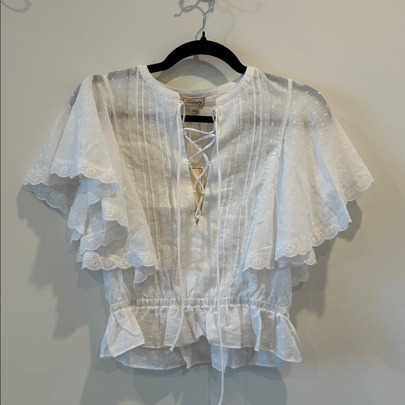 Temperley London Tops - NWT Temperley Eyelet Top Sz S